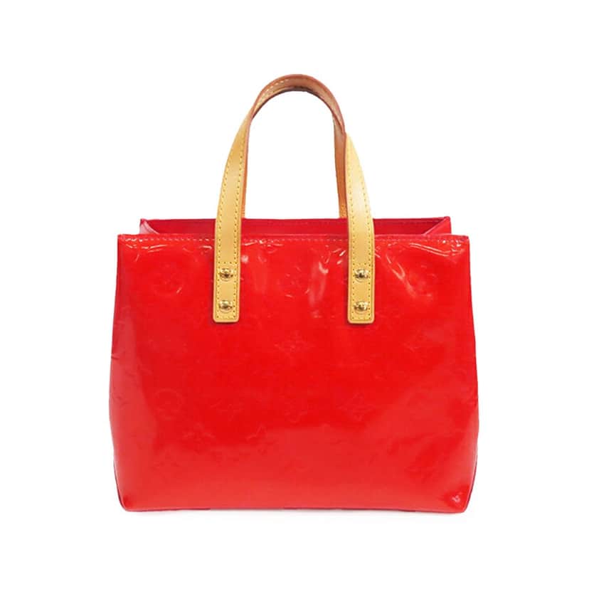 Louis Vuitton Monogram Vernis Reade PM Red Leather Good condition - Front View