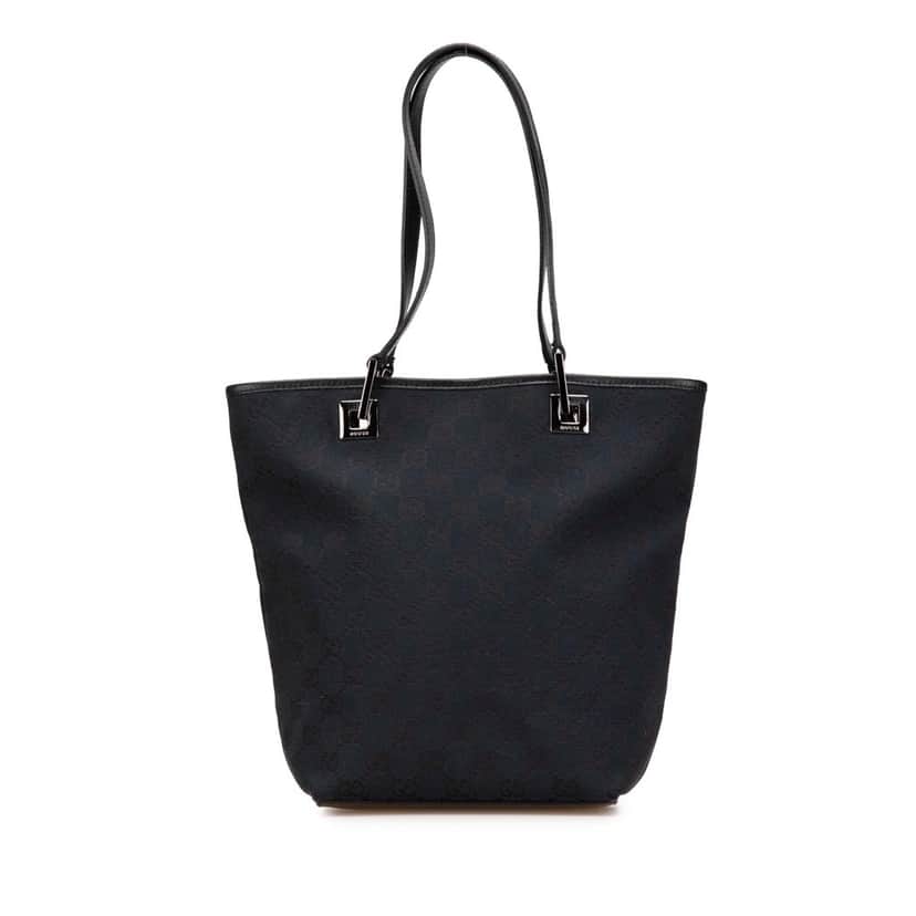 Gucci GG Canvas Tote Blue Canvas Good condition - Front View