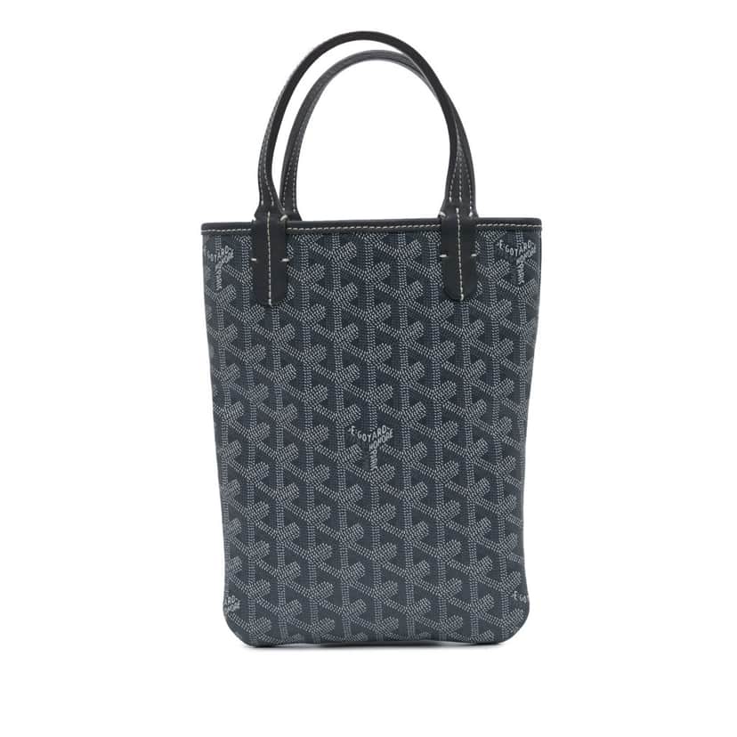 Goyard Goyardine Poitiers Grey Canvas Good condition - Front View
