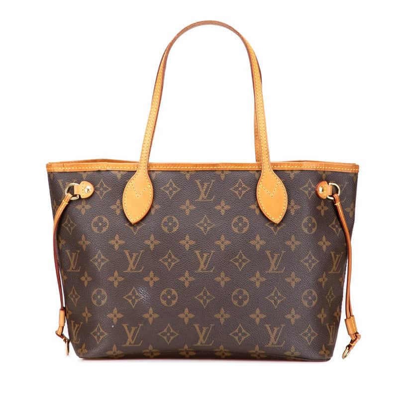 Louis Vuitton Monogram Neverfull PM Brown Canvas Good condition - Front View