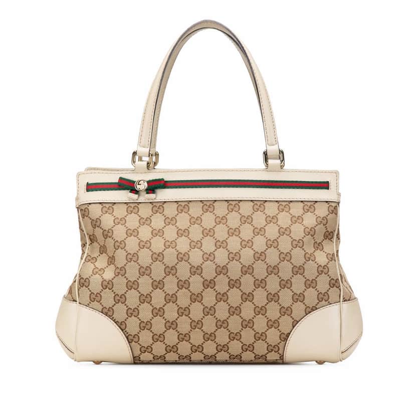 Gucci GG Canvas Mayfair Tote Brown Canvas Good condition - Front View