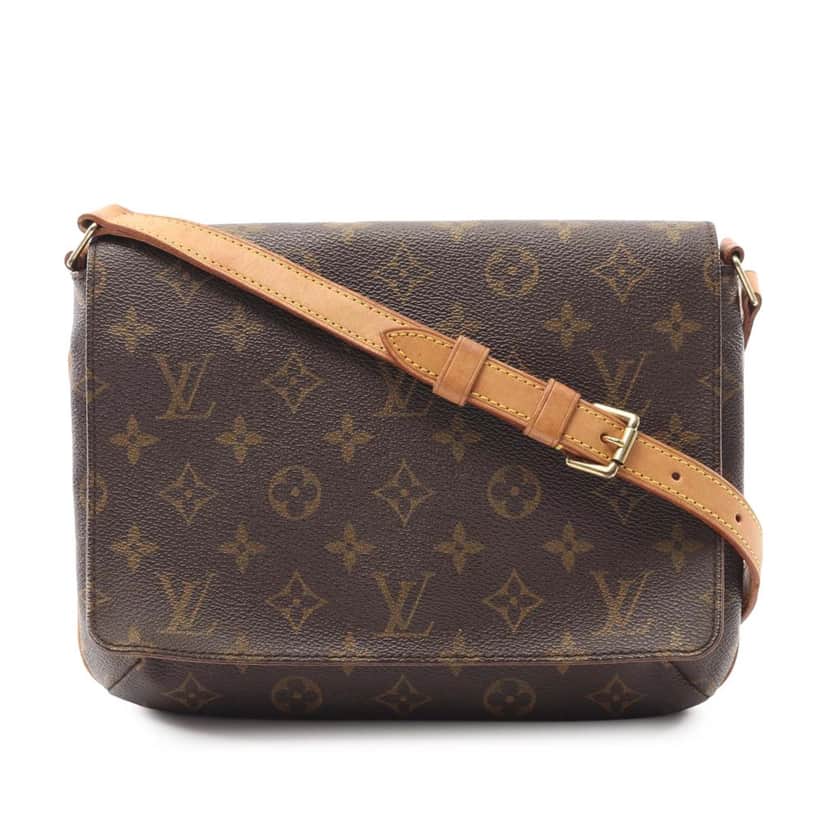 Louis Vuitton Monogram Musette Tango Short Strap Brown Canvas Good condition - Front View