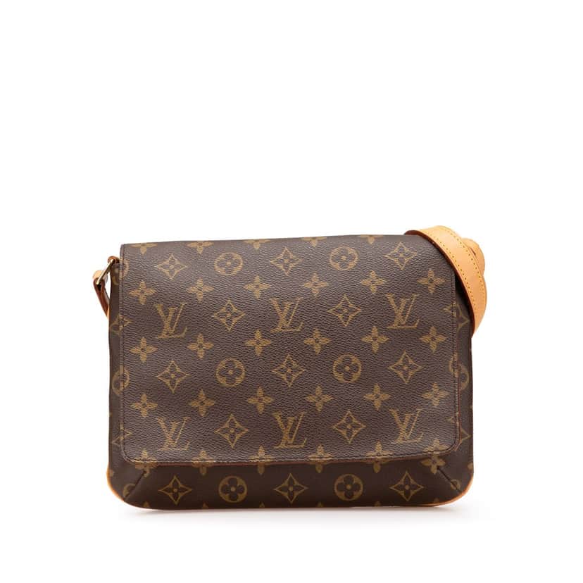 Louis Vuitton Monogram Musette Tango Short Strap Brown Canvas Good condition - Front View