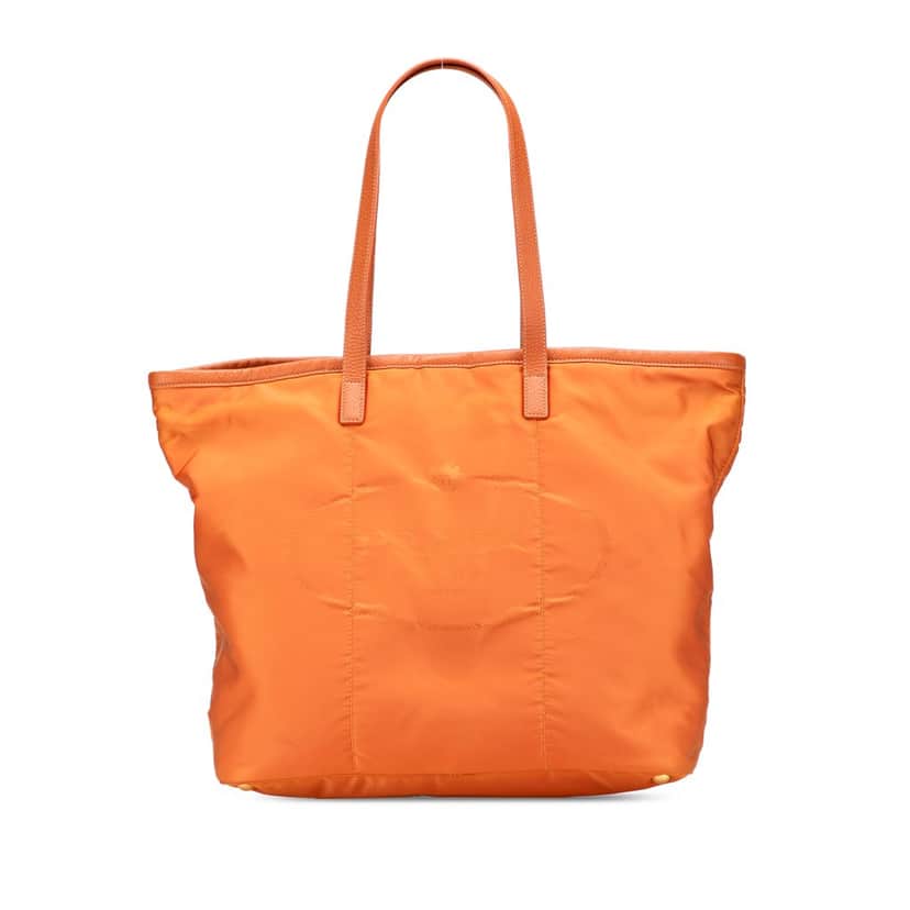 Prada Tessuto Canapa Logo Tote Orange Good condition - Front View