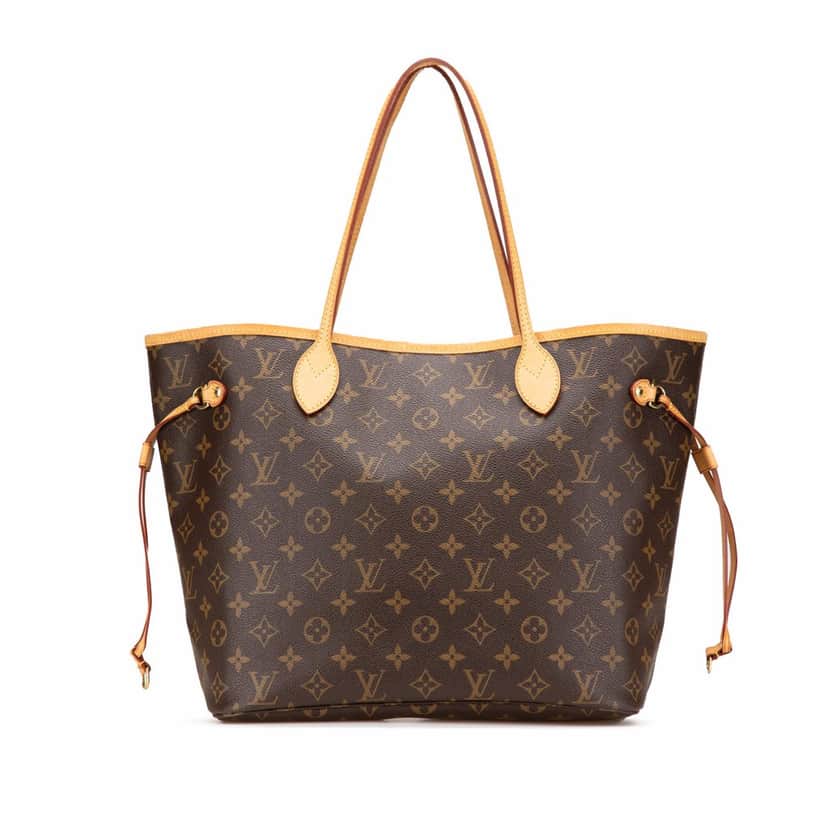 Louis Vuitton Monogram Neverfull MM Brown Canvas Good condition - Front View
