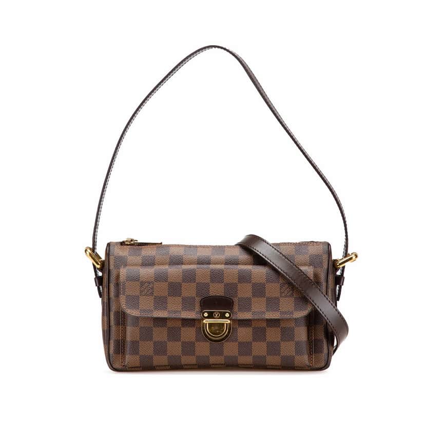 Louis Vuitton Damier Ebene Ravello GM Brown Canvas Good condition - Front View