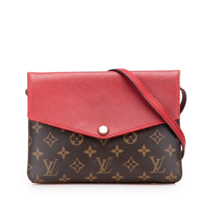 Louis Vuitton Monogram Twice Brown Canvas Very good condition - Front View