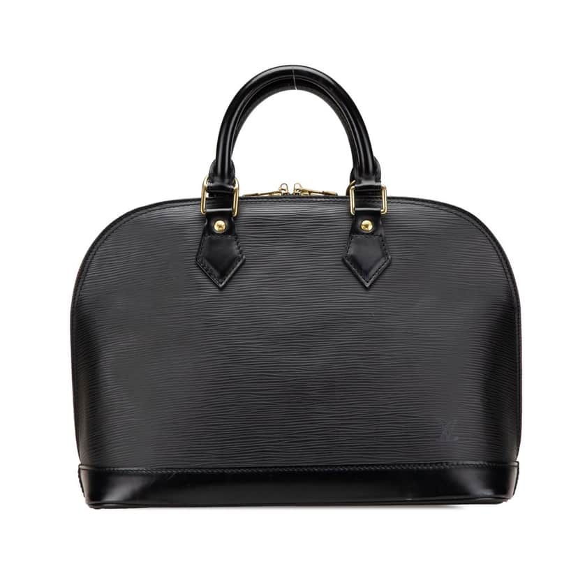 Louis Vuitton Epi Alma PM Black Leather Good condition - Front View