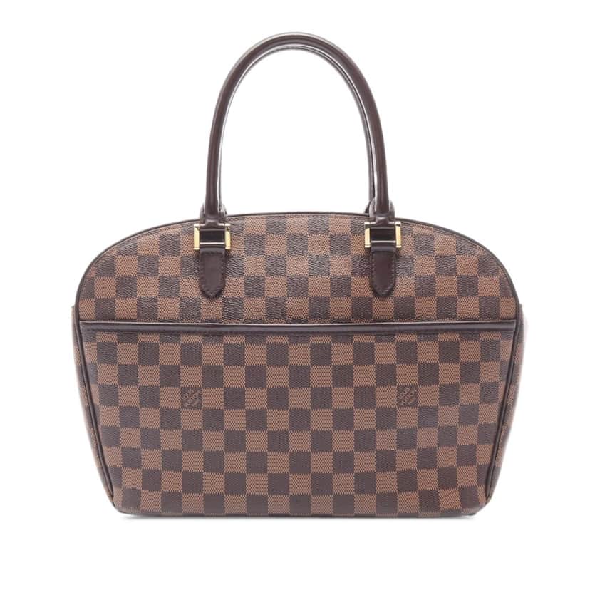 Louis Vuitton Damier Ebene Sarria Horizontal Brown Canvas Good condition - Front View