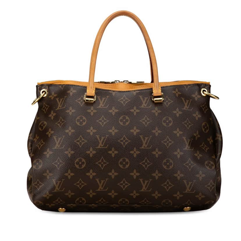 Louis Vuitton Monogram Pallas MM Brown Canvas Good condition - Front View