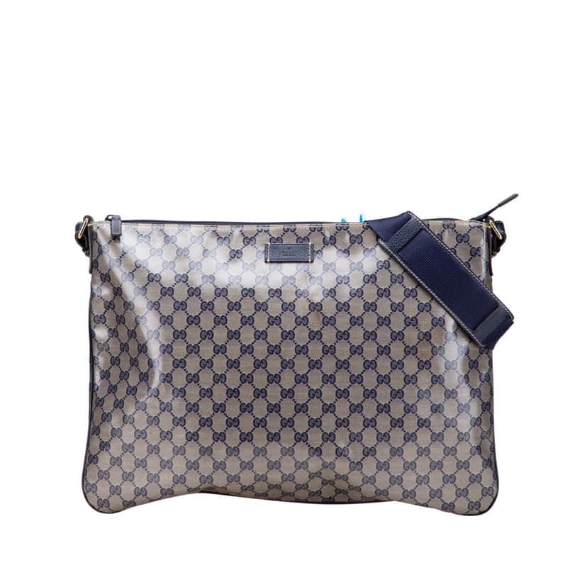 Gucci GG Crystal Crossbody Brown Canvas Good condition - Front View