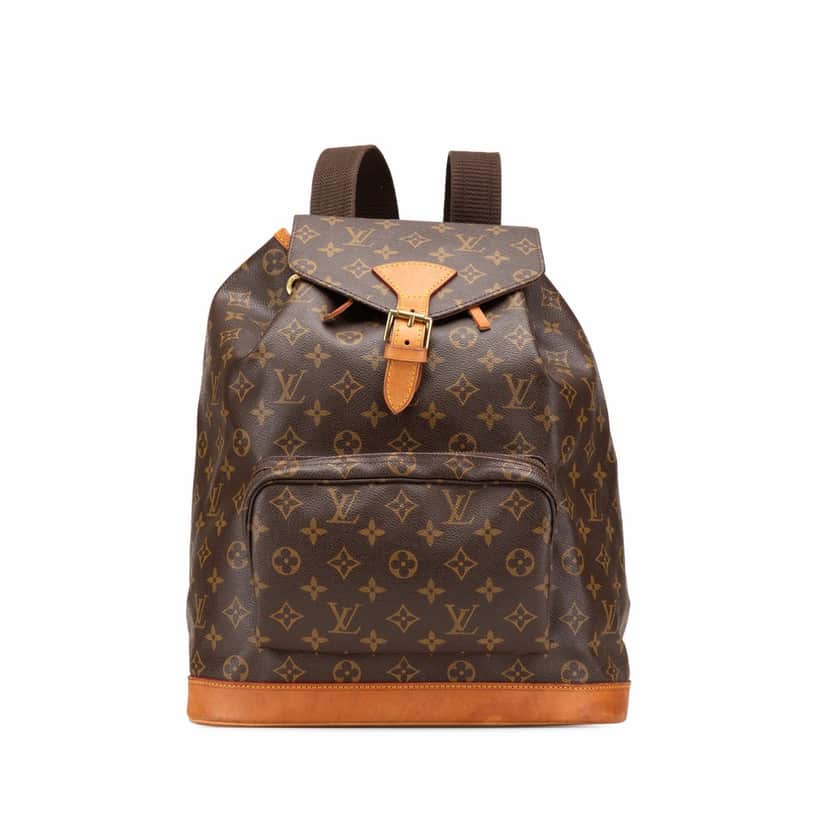 Louis Vuitton Monogram Montsouris GM Brown Canvas Good condition - Front View