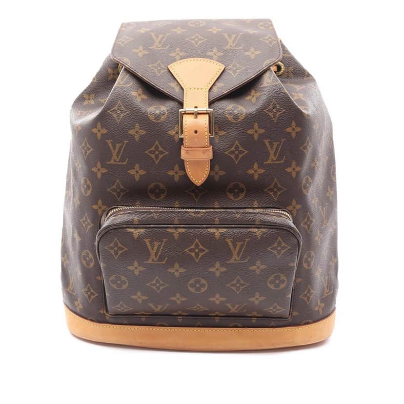Louis Vuitton Monogram Montsouris GM Brown Canvas Good condition - Front View