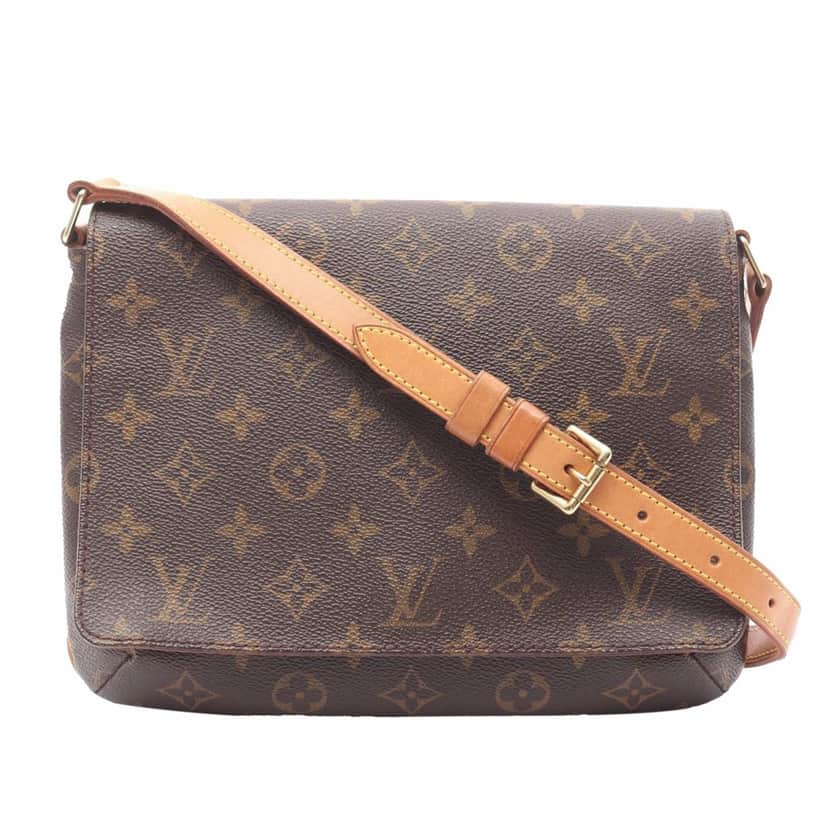 Louis Vuitton Monogram Musette Tango Short Strap Brown Canvas Good condition - Front View