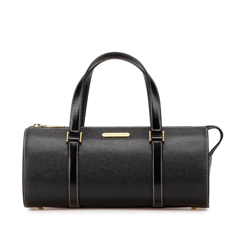 Burberry Leather Handbag Black Leather Good condition - Front View