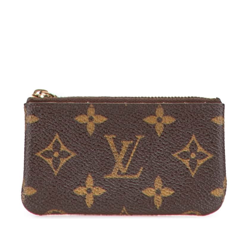 Louis Vuitton Monogram Key Pouch Brown Canvas Good condition - Front View