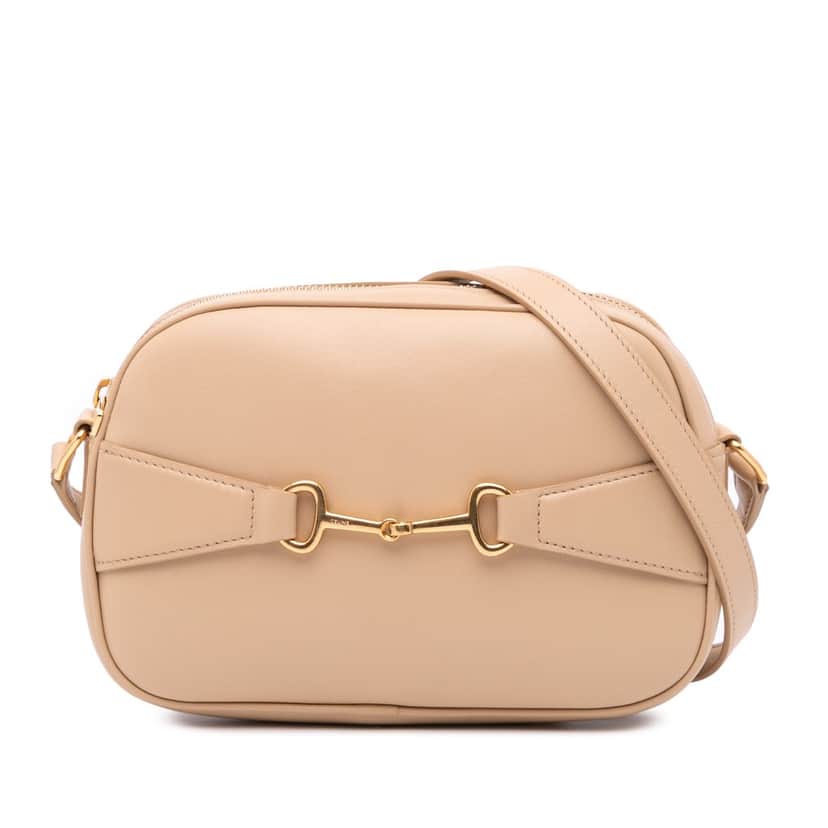 Celine Leather Crecy Camera Bag Brown Leather Good condition - Front View