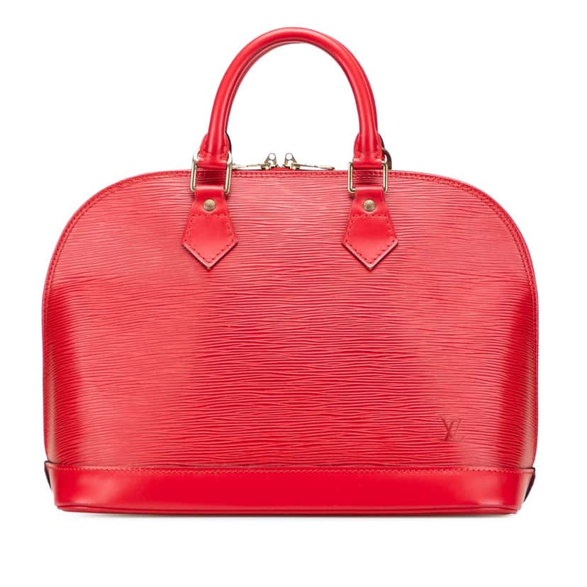 Louis Vuitton Epi Alma PM Red Leather Good condition - Front View