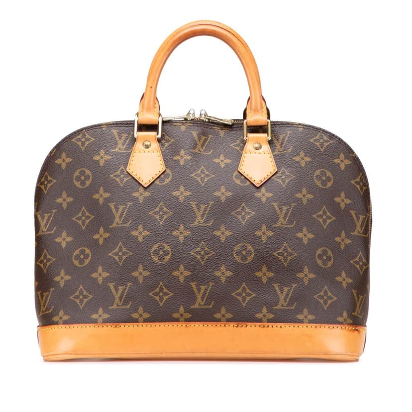Louis Vuitton Monogram Alma PM Brown Canvas Good condition - Front View