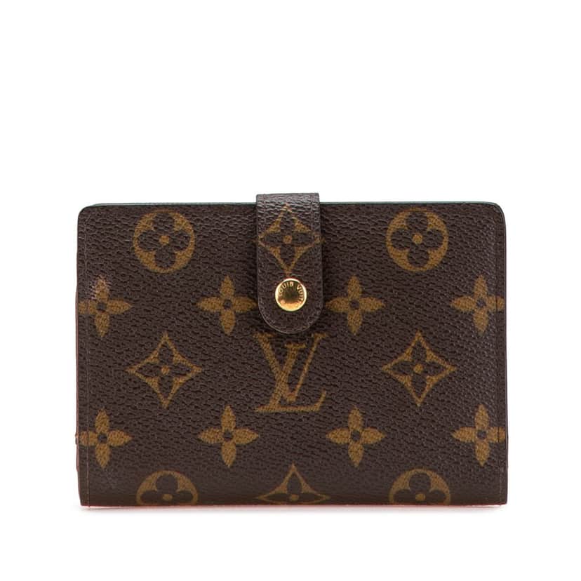 Louis Vuitton Monogram Porte Monnaie Billets Viennois Brown Canvas Good condition - Front View