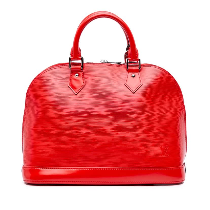 Louis Vuitton Epi Alma PM Red Leather Good condition - Front View