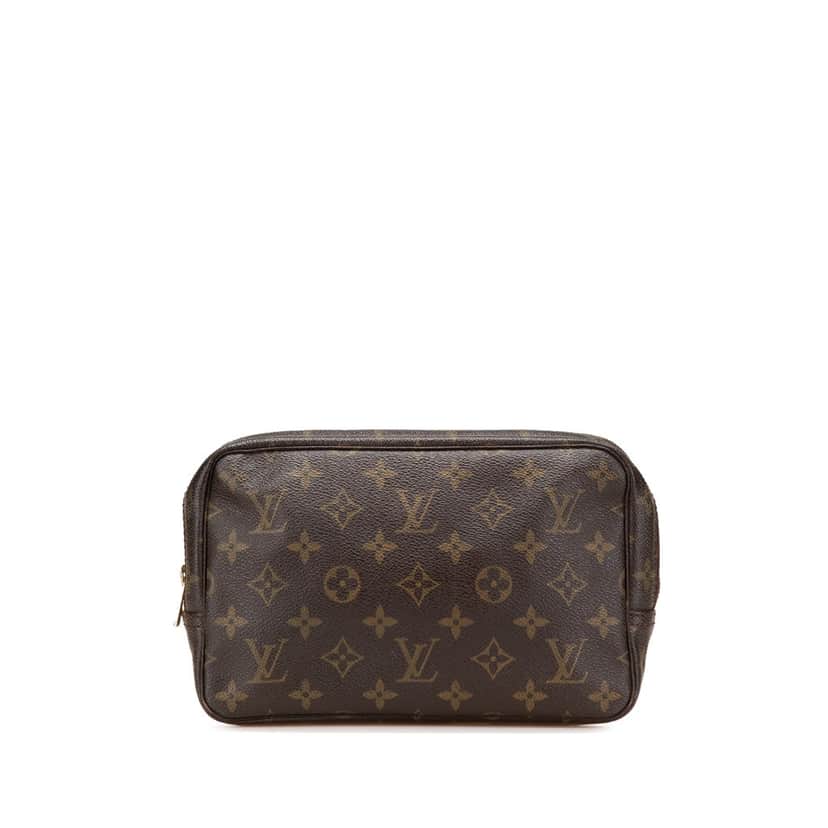 Louis Vuitton Monogram Trousse Toilette 23 Brown Canvas Good condition - Front View