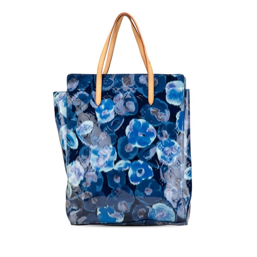 Louis Vuitton Monogram Vernis Ikat Catalina Blue Leather Good condition - Front View