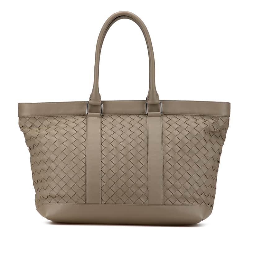 Bottega Veneta Nappa Intrecciato Tote Brown Leather Very good condition - Front View