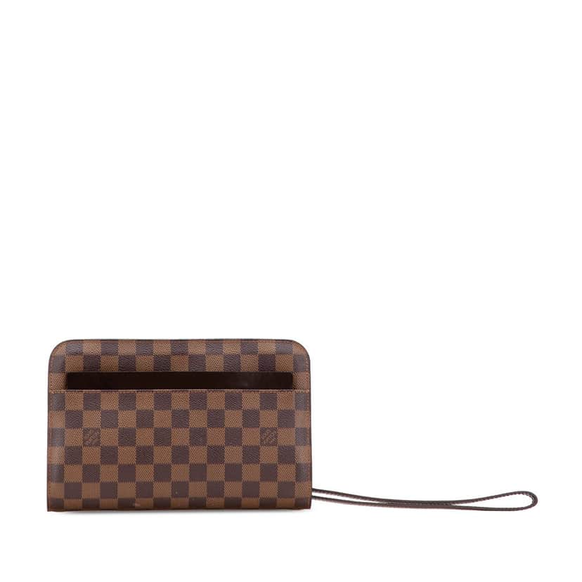 Louis Vuitton Damier Ebene Saint Louis Pochette Brown Canvas Good condition - Front View
