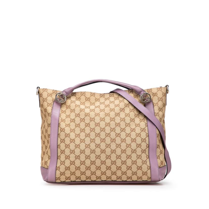 Gucci GG Canvas Miss GG Satchel Brown Canvas Good condition - Front View