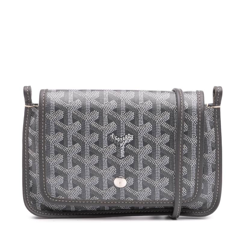 Goyard Goyardine Plumet Pocket Wallet Grey Canvas Good condition - Front View