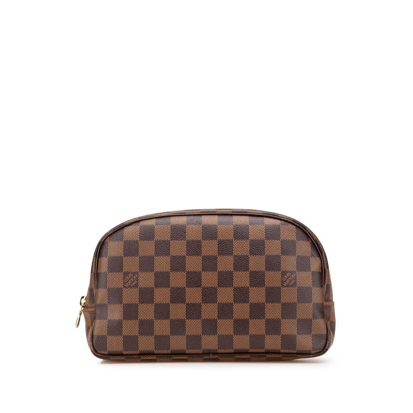 Louis Vuitton Damier Ebene Trousse Toilette 25 Brown Canvas Good condition - Front View
