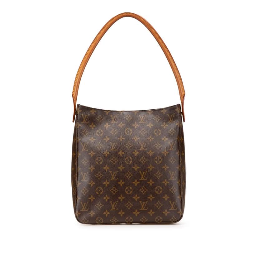 Louis Vuitton Monogram Looping GM Brown Canvas Good condition - Front View