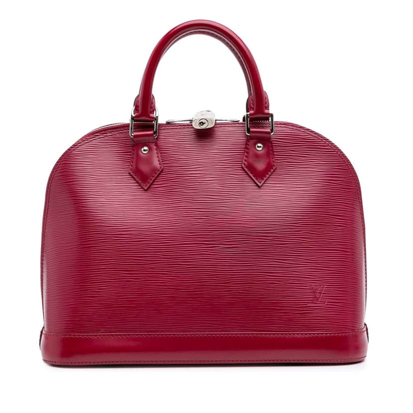 Louis Vuitton Epi Alma PM Pink Leather Good condition - Front View