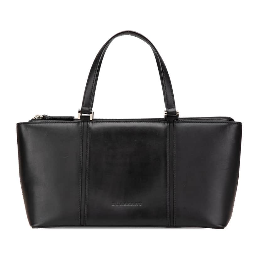 Burberry Leather Tote Black Leather Good condition - Front View