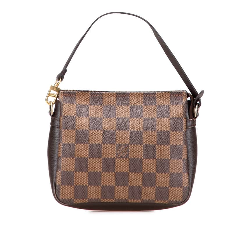 Louis Vuitton Damier Ebene Trousse Pochette Brown Canvas Good condition - Front View