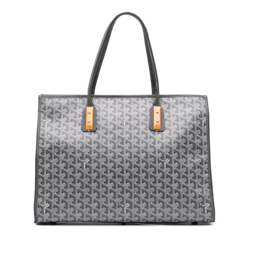 Goyard Goyardine Marquises Tote Grey Canvas Good condition - Front View