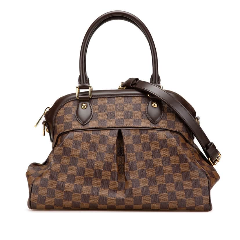 Louis Vuitton Damier Ebene Trevi PM Brown Canvas Good condition - Front View