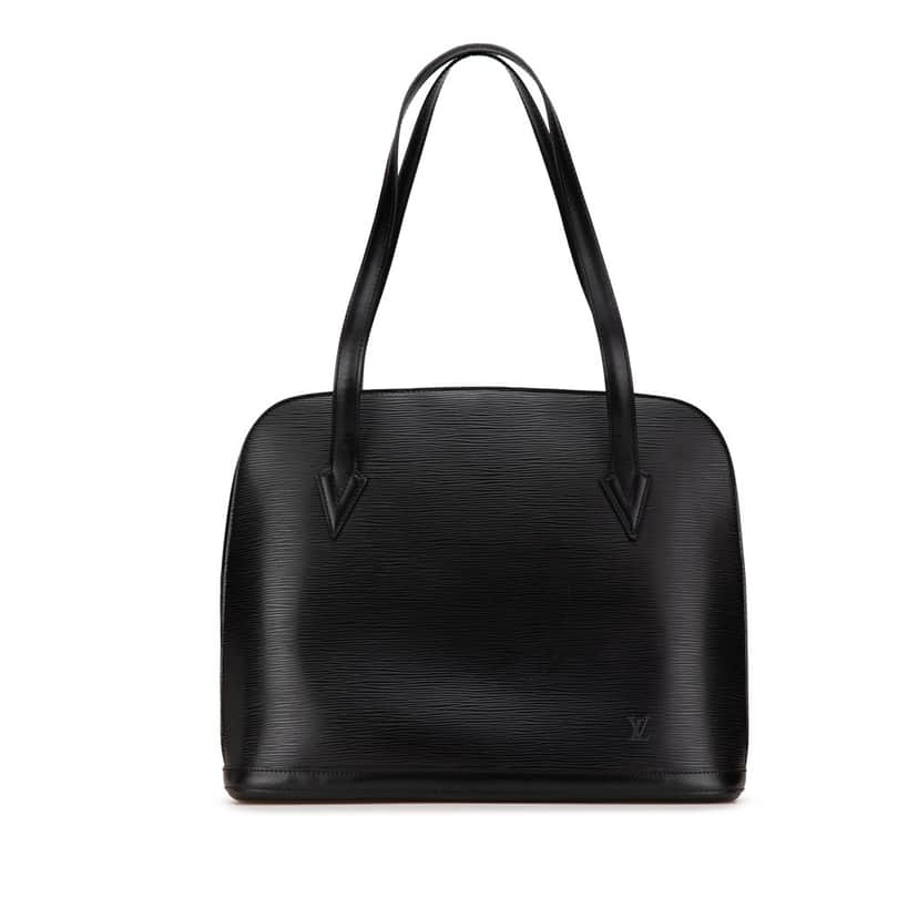 Louis Vuitton Epi Lussac Black Leather Good condition - Front View