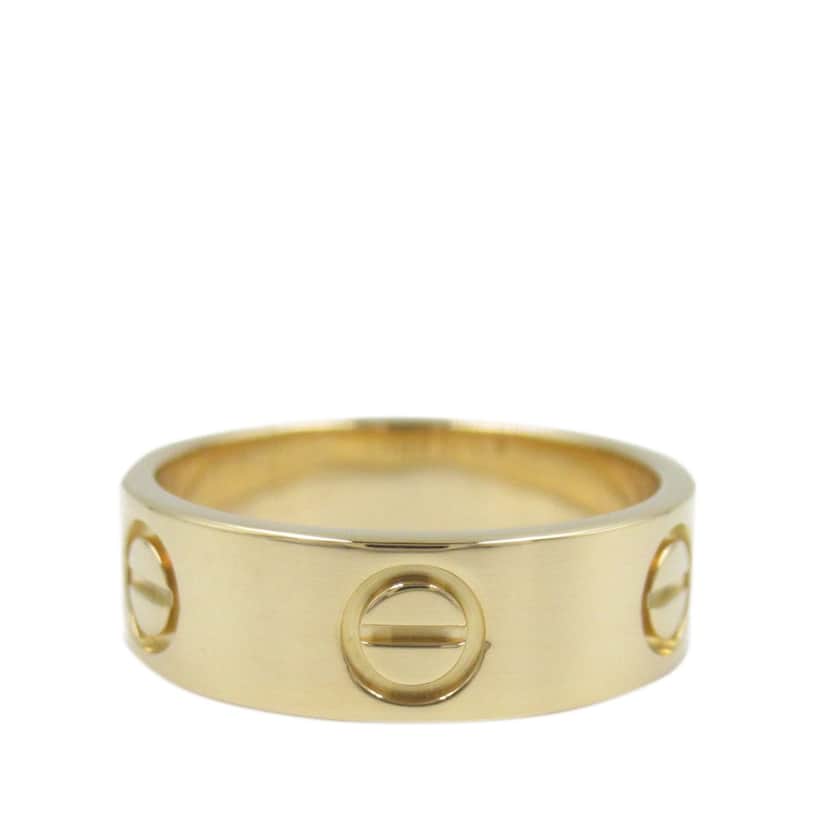 Cartier 18K Yellow Gold Classic Love Ring Gold Gold Good condition - Front View
