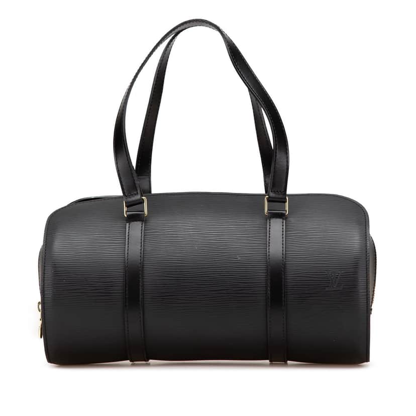 Louis Vuitton Epi Soufflot Black Leather Good condition - Front View