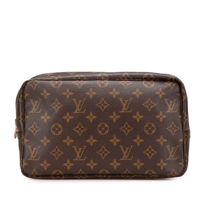 Louis Vuitton Monogram Trousse Toilette 28 Brown Canvas Good condition - Front View