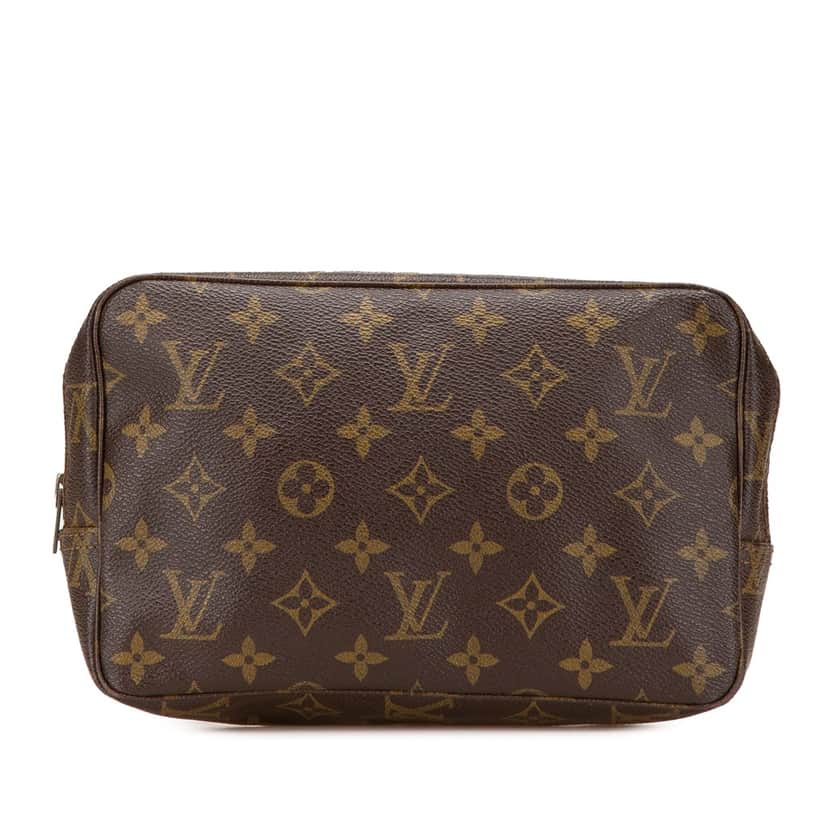 Louis Vuitton Monogram Trousse Toilette 23 Brown Canvas Good condition - Front View