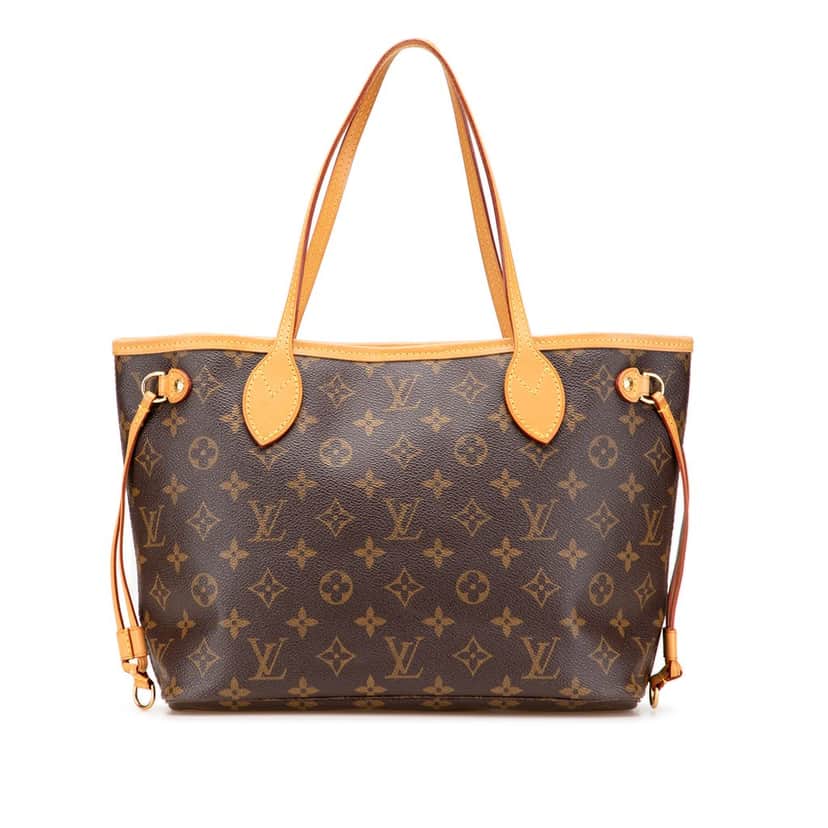 Louis Vuitton Monogram Neverfull PM Brown Canvas Good condition - Front View