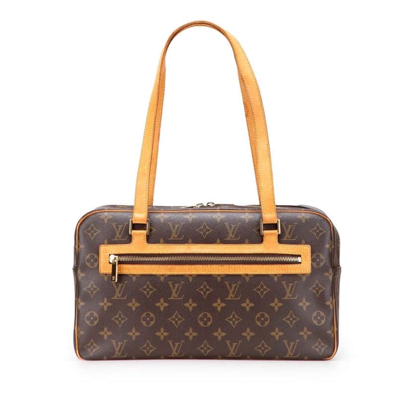 Louis Vuitton Monogram Cite GM Brown Canvas Good condition - Front View