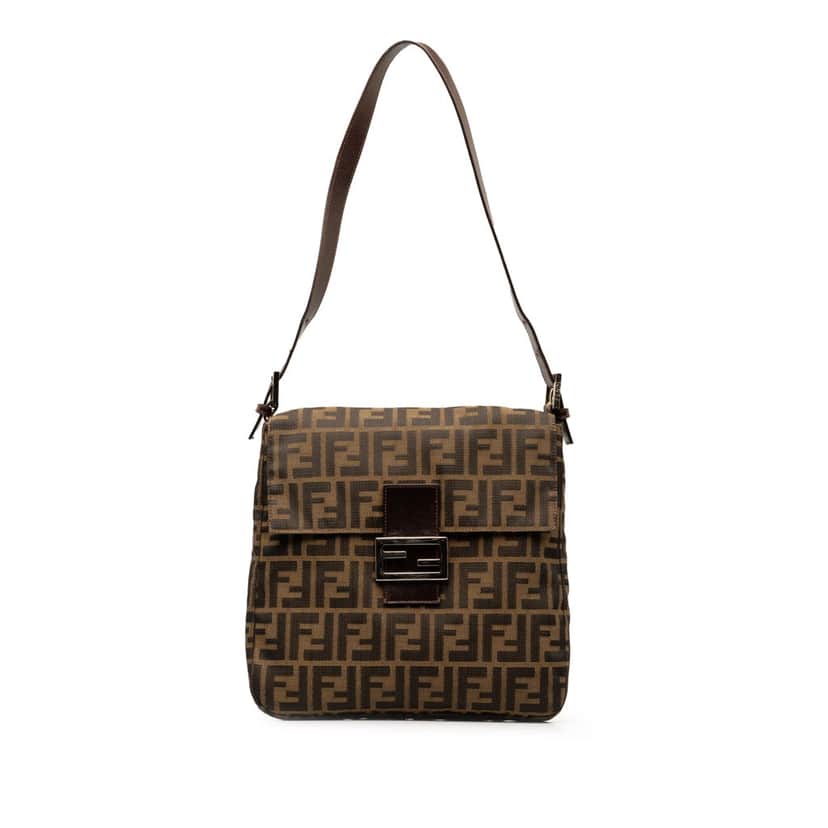 Fendi Zucca Canvas Mamma Forever Brown Canvas Good condition - Front View