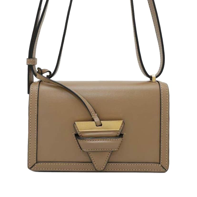 Loewe Small Leather Barcelona Crossbody Brown Leather Good condition - Front View