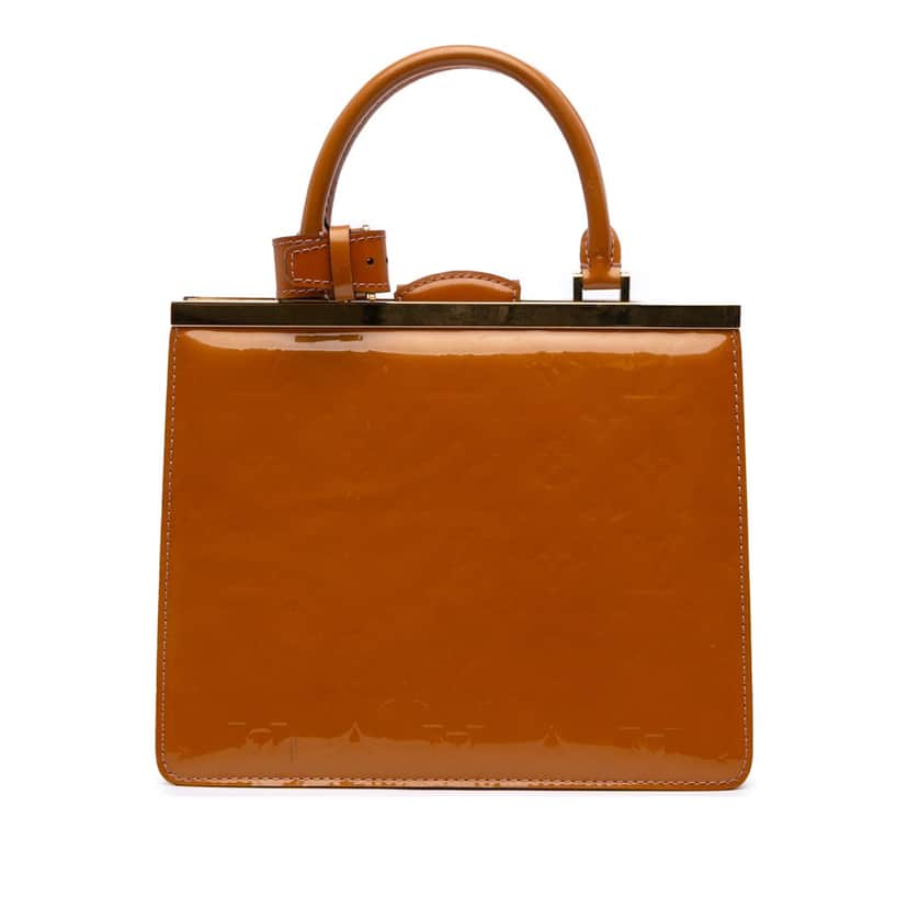Louis Vuitton Monogram Vernis Deesse PM Brown Leather Good condition - Front View
