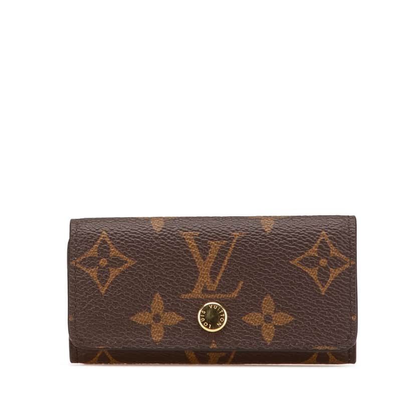 Louis Vuitton Monogram 4 Key Holder Brown Canvas Good condition - Front View