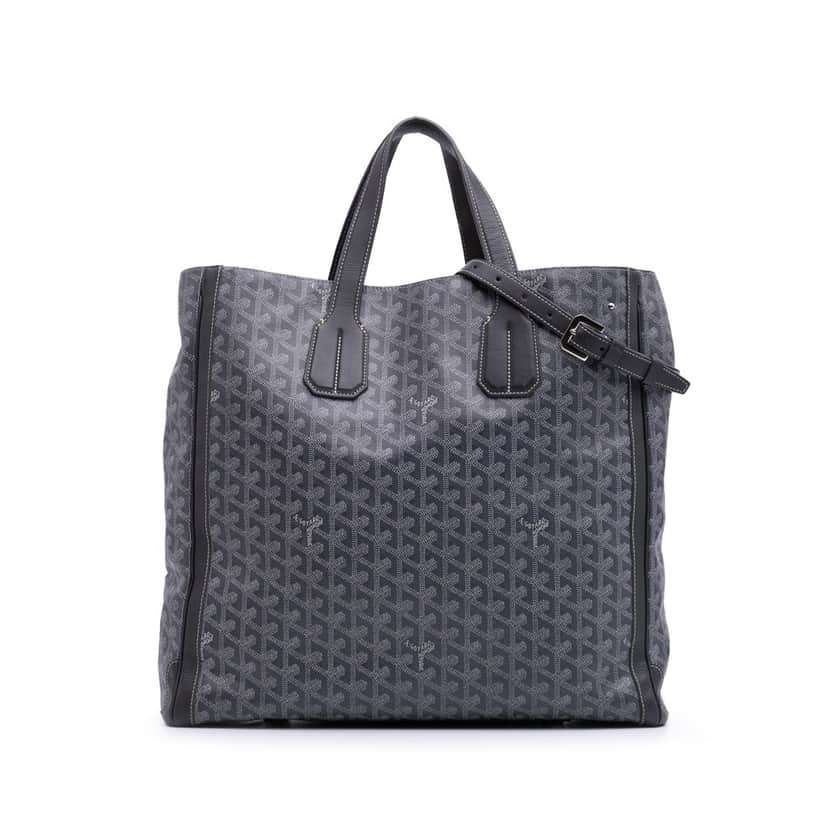 Goyard Goyardine Voltaire Grey Canvas Good condition - Front View